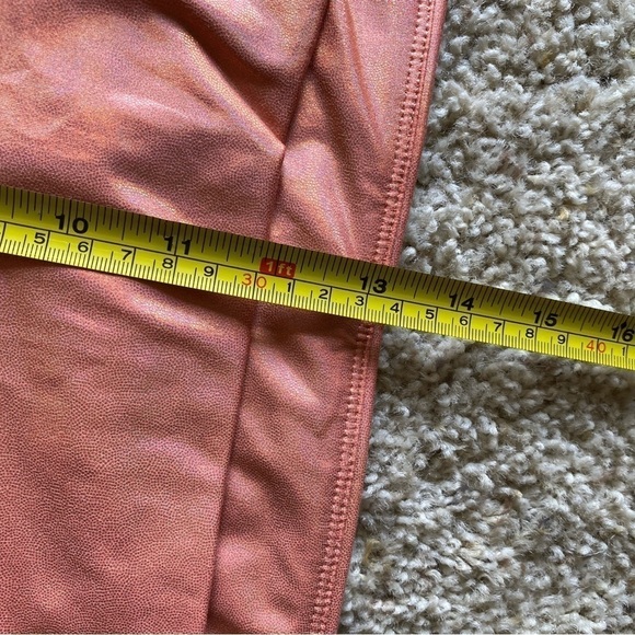 Fabletics Women’s Leggings Orange Size 2X PureLuxe High-Waisted Iridescent 7/8 - Picture 8 of 9